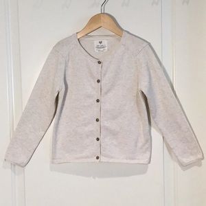 Zara Girls Cotton/Nylon Cardigan Sweater